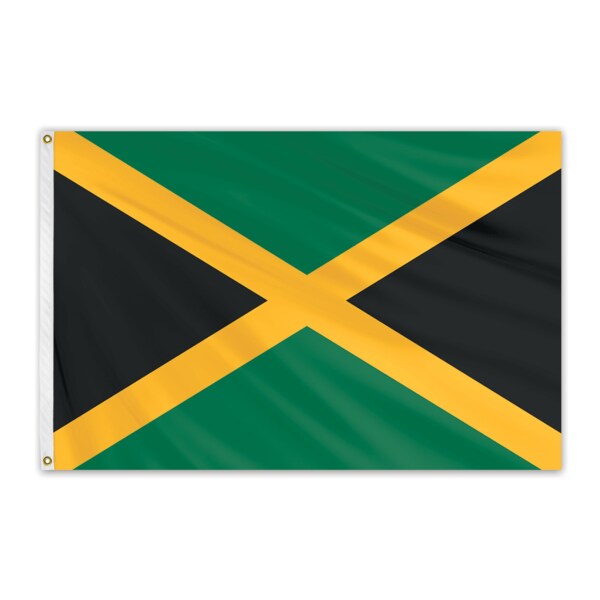 Global Flags Unlimited Jamaica Outdoor Nylon Flag 4'x6' 202119